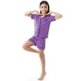 thumbnail image 3 of Fruit of the Loom Energize Girl's Lose Fit Short Sleeve Top & Short Pajama Sleep Set, Sizes 4/5-14/16, 3 of 12