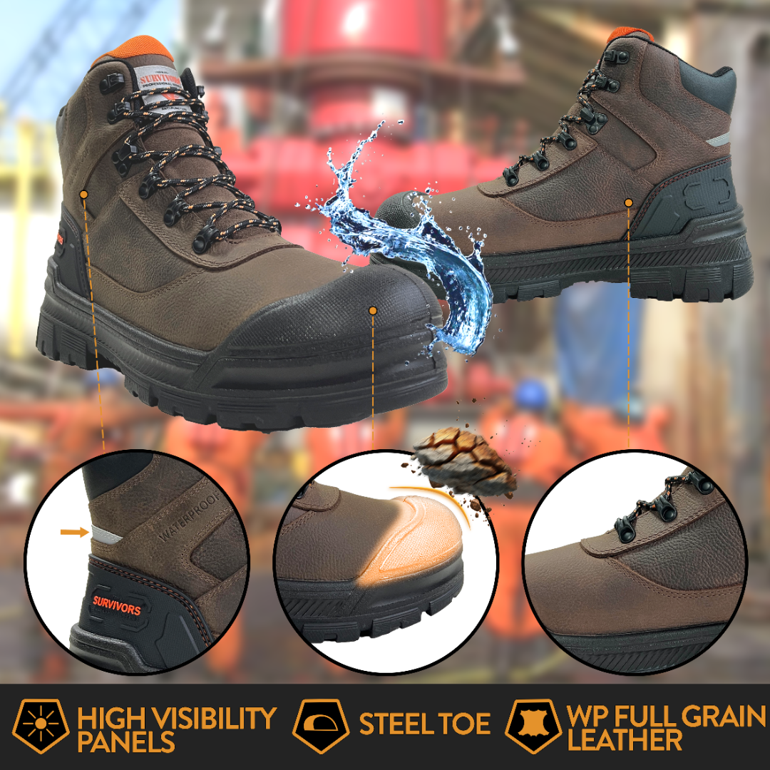 Herman Survivors Men's Groundbreaker Steel Toe Work Boots
