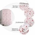 thumbnail image 6 of Halloween Shower Curtain Set ，Waterproof Fabric Shower Curtains Red Blood Drop Shower Curtains for Bathroom,Bathroom Decor 60"x72", 6 of 6