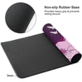 thumbnail image 4 of Japanese Purple Wave Gaming Mouse Pad 35.4 X 15.7 Inch XXL Cool Style Art Design Full Des Mousepad Extended Large Non-Slip Rubber Base Keyboard Mat with Stitched Edges for Home Office, 4 of 7