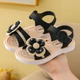 thumbnail image 2 of Herrnalise Infant Baby Girl Boy Sandals Summer Outdoor Beach Shoes Flower Bowknot Anti Slip Newborn Toddler First Walking Shoes For Baby Gifts, 2 of 3