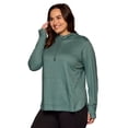 thumbnail image 3 of RBX Active Plus Size Women's Super Soft Lightweight Hoodie Tunic With Pocket, 3 of 5