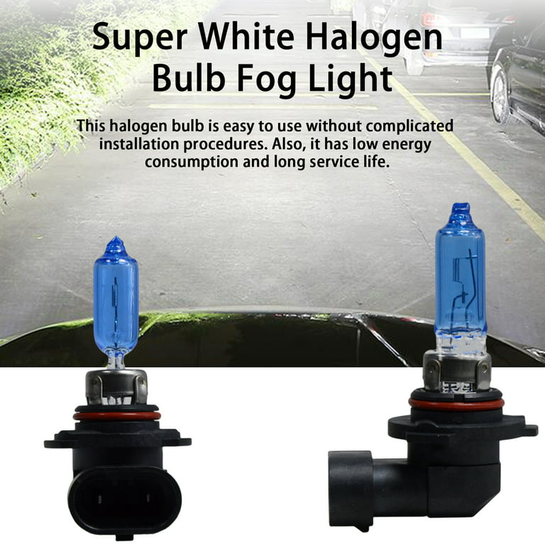 H4 100W Super Bright White Halogen Lamp 1 Set H4 6000K Halogen