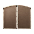 thumbnail image 4 of Jolene Arch Window Pane Mirrors Walnut 33" x 18" (Set of 2) by Aspire, 4 of 5