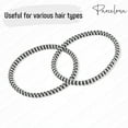 thumbnail image 4 of Parcelona Thin Stripes Set of 4 Ponytail Holder Elastic Hair Ties  for Women, 4 of 43