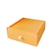thumbnail image 1 of Caja de almacenamiento de plástico con cajones para oficina, joyas, maquillaje, cuadernos, organizador para el hogar y la oficina. Amarillo, 1 of 8