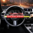 thumbnail image 5 of Diamond Steering Wheel Cover，with Bling Crystal Rhinestone, Delicate and Anti-Slip Sparkly Steering Wheel Cover ，Adaptable to 14.5-15 inches Car Wheel Protector for Women Girl，Car Accessories, Black, 5 of 8