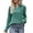 08# GREEN, variant on Tops for Women Fall Casual Long Sleeves Blouses Loose Fit Knit Tunic Tops Trendy V Neck Soild Black T Shirt for Women Size S
