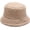 Khaki, variant on Winter Warm Plush Fuzzy Bucket Hat Faux Fur Shearling Fisherman Hats for Women