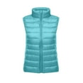 thumbnail image 3 of Women's Lightweight Quilted Puffer Vest - Stand Collar Sleeveless Jackets Warm Winter Zip Up Outerwear with Pockets, 3 of 3