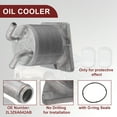 thumbnail image 5 of Engine Oil Cooler for Nissan Rogue No.7200756 Transmission Oil Cooler with Seals Aluminum Alloy 1 Pc, 5 of 6