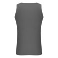thumbnail image 4 of pstuiky Camiseta sin mangas para hombre, Camiseta ajustada de cuello redondo sin mangas de color liso para hombre Chaleco de hombre xxl, 4 of 5