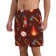 thumbnail image 2 of Balery Fire Extinguisher Traje de Baño Estilo Hawaiano para Hombre, Shorts de Secado Rápido con Bolsillos-Small, 2 of 6