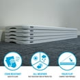 thumbnail image 6 of Lifetime 6 Foot Rectangle Seminar Table, Indoor/Outdoor Commercial Grade, White (80929), 6 of 12