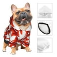 thumbnail image 3 of Bingfone Fire Symbols Dog Clothes Hoodie, Pet Winter Coat,Puppy Sweatshirts For Small Dogs Boy Girl,Suitable For All Breeds-Medium, 3 of 8