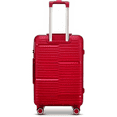 thumbnail image 4 of TRAVLR Valise Cabine 20 Pouces Légère 100 % Résistante aux Chocs avec Chariot - Rouge, 4 of 9