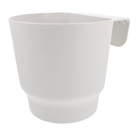 Raindrops Self Watering Planter for Plants Decorative Plastic Pot with Coffee Color Ideal for Planting 7 Inch