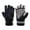 Black, variant on Travelwant Lightweight, Breathable Men, Women Fingerless Silicone Black Weight Lifting Gloves, L