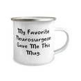 thumbnail image 2 of Best Neurosurgeon Gifts, My Favorite Neurosurgeon Gave Me, Special Birthday 12oz Camper Mug For Men Women, From Team Leader, Birthday gift ideas, Unique birthday gifts, Personalized birthday gifts,, 2 of 2