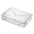thumbnail image 1 of Caja de almacenamiento de certificados, estuche de almacenamiento de papel para álbumes de recortes portátil transparente de gran capacidad con asa para archivos de documentos, 1 of 8