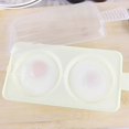thumbnail image 5 of Microwave Egg Cooker, Microwave Egg Boiler Egg Poacher, Egg Cooker For Microwave, Plastic Microwave Double Egg Poacher, 5 of 5
