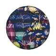 thumbnail image 2 of Gaeub Sea Inhabitans and Herb 14-17in Tire Cover, Spare Tire Cover, for Camper Caravan, Trailer, Car, Truck, SUV, Jeep - 15 inch, 2 of 9