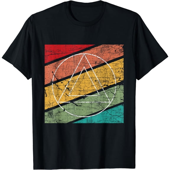 Retro Sobriety Anniversary Sober AA NA Recovery T-Shirt mens t shirt,black,women,funny,misfits,men,journey