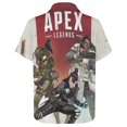 thumbnail image 6 of Apex Legends Casual Short Sleeve Shirt Lapel Collar Shirt Summer Beach Shirt 4XL, 6 of 8
