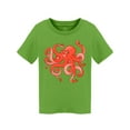 thumbnail image 1 of Octopus Cartoon Character T-Shirt Toddler -Image by Shutterstock,  2 Toddler, 1 of 2