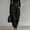 Black, variant on Ynynloco Women's High Waisted Cargo Wide-Leg Pants Travel Y2K Streetwear Baggy Pants with 6 Pockets Ankle Cuffs