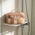 thumbnail image 4 of AUNVITO Mesh Storage Bag, Large Capacity Travel Toiletry Bag, Portable Cosmetic Organizer with Handle, 4 of 6