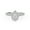 White Gold, variant on AFFY Teardrop Half Eternity Halo Solitaire Engagement Rings for Women, IGI Certified 1.00 Carat (ctw) Pear And Round Cut Lab Grown Diamond Ring In 14K Solid Rose Gold F-G, VS-SI Quality Ring-9