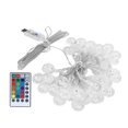 thumbnail image 4 of Heaveant LED String Lights, 5m 50LED RGB+WW Remote Control Ball Light Waterproof Decorative Lamp for Outdoor Christmas Wedding Lighting Decoration, 4 of 8