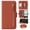 Brown, variant on Rugged Wallet Case for iPhone 14, PU Leather + TPU Phone Cover with Shoulder Strap Kickstand Zipper Pocket Card Slots Cash Pocket RFID Blocking & Hidden Make-up Mirror, Black