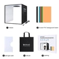 thumbnail image 4 of Folding Photo Studio Ring Lamp Portable Photo Shooting Tents 30cm Light Box With 6 Backdrops Small Items Product Photography, 4 of 5