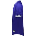 thumbnail image 5 of Holloway Sportswear M Retro V-Neck Baseball Jersey Purple/White 221021, 5 of 5