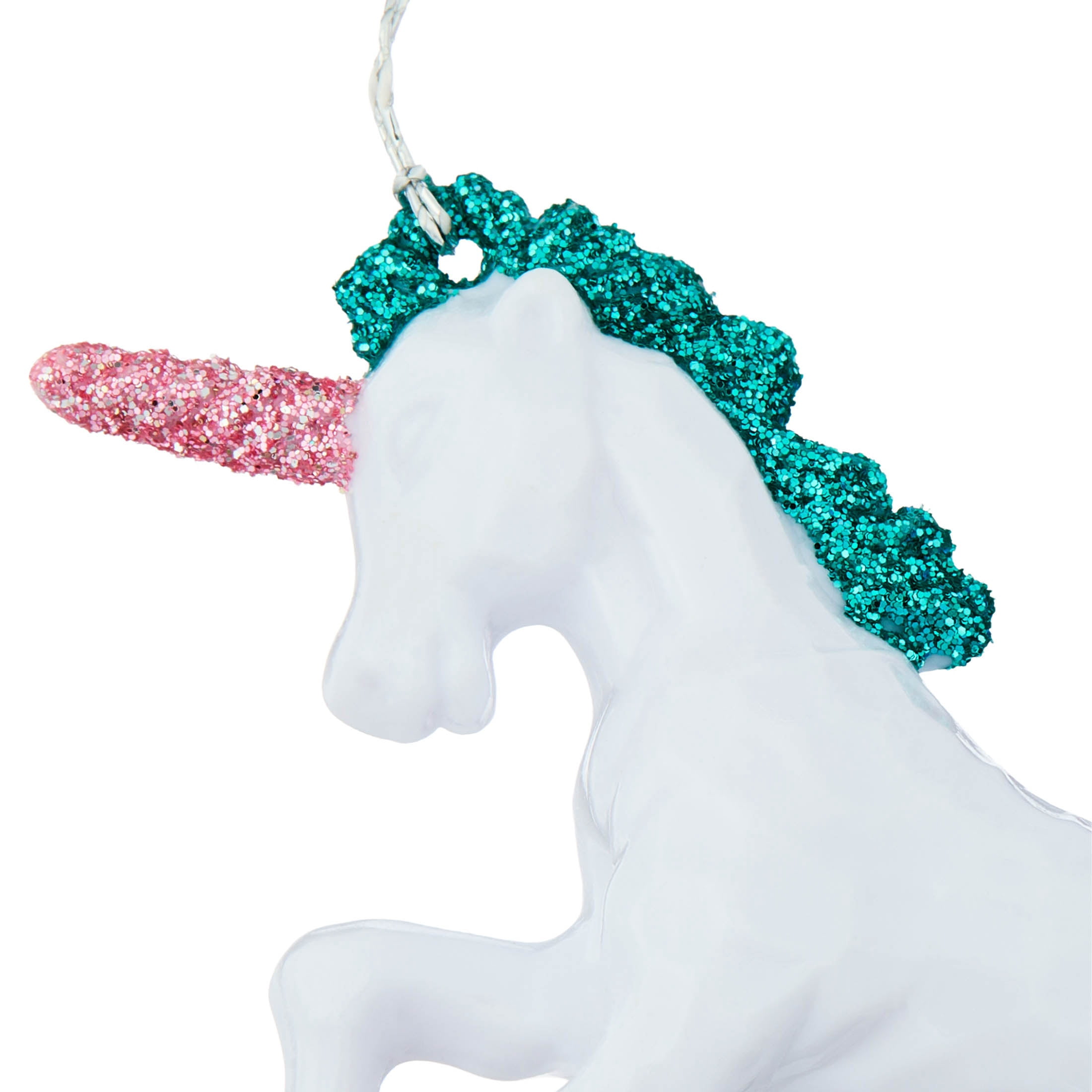 3-Count Multicolor Unicorn Mini Christmas Ornaments, 3.3", by Holiday Time