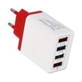 thumbnail image 1 of Peggybuy Portable 4 Ports USB Color Travel Charger Fast Charging Charger EU Plug Adapter, 1 of 6