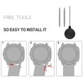 thumbnail image 3 of Replacement bands compatible with Garmin Instinct 2s Sports GPS smartwatch, silicone, with tools, 3 of 4
