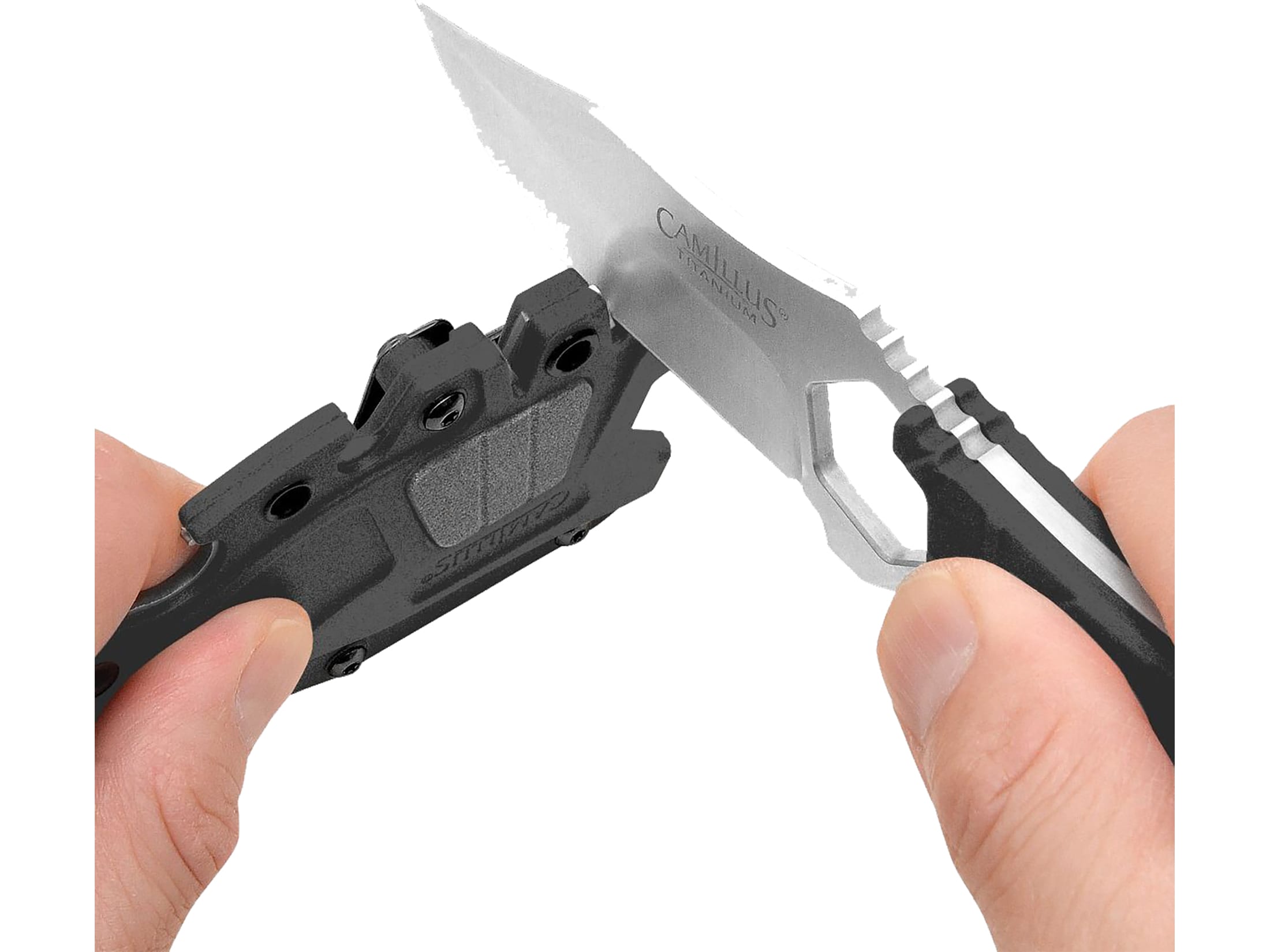 Camillus 3.5 Fixed Blade Tactical Knife, with Sheath