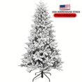 thumbnail image 3 of EE. UU. En stock Árbol de Navidad falso con soporte de metal estable plegable, árbol de Navidad artificial verde de primera calidad para el hogar y la oficina, 3 of 4