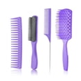 thumbnail image 1 of Peines Para El Cabello Cepillo Desenredante Profesional Peine De Masaje Para Uso En Seco Y Húmedo Para Hogares Y Salones 4 Piezas Moyic CE008466-04, 1 of 6
