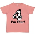 thumbnail image 3 of Inktastic 4 Year Old Soccer Party 4th Birthday Boys or Girls Toddler T-Shirt, 3 of 5