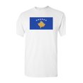 thumbnail image 1 of Kosovo Country Flag Adult DT T-Shirt Tee, 1 of 2