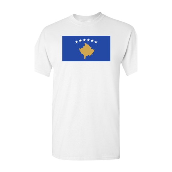 Kosovo Country Flag Adult DT T-Shirt Tee