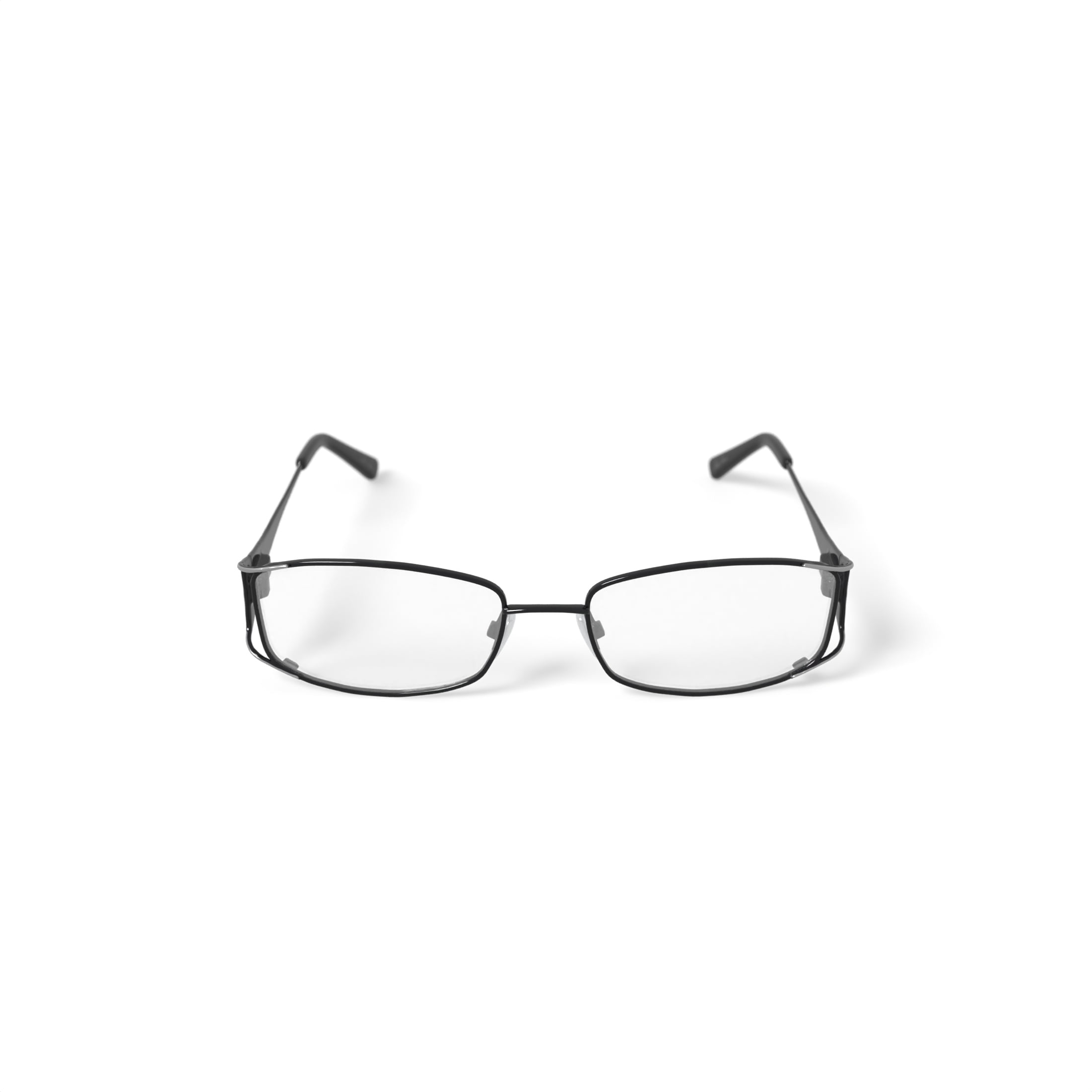 Sophia Loren Women's BR54 Rectangular Prescription Eyeglasses with Case, Black