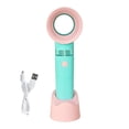 thumbnail image 2 of Miniventilador de mano sin aspas, ventilador de refrigeración con Base desmontable, recargable por USB, poco ruido, para oficina, viaje, escuela, seco Fivean unisex, 2 of 2