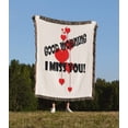 thumbnail image 2 of Good Morning. I Miss You., Woven Blanket, 2 of 4
