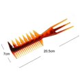 thumbnail image 3 of 3pcs Fish Comb 3 In 1 Double Side Fish Tail Bone Shape Comb, 3 of 5