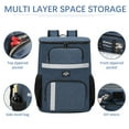 thumbnail image 4 of XIAOLE 30L Insulated Cooler Backpack, Insulated Waterproof Large Capacity Coolers Bags with Opener, Leak Proof Cooler Back Pack for Camping, Travel, Picnic, Hiking, Beach, 4 of 9